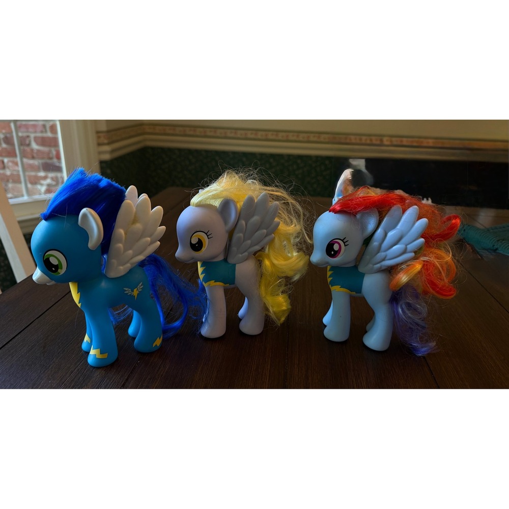 My Little Pony Wonderbolts Figures Rainbow Dash Soarin Fleetfoot Lot of 3
